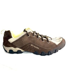 Columbia Dragonfly Lea Women Size 8.5 Brown Suede Hiking Shoe Sneaker BL3498255